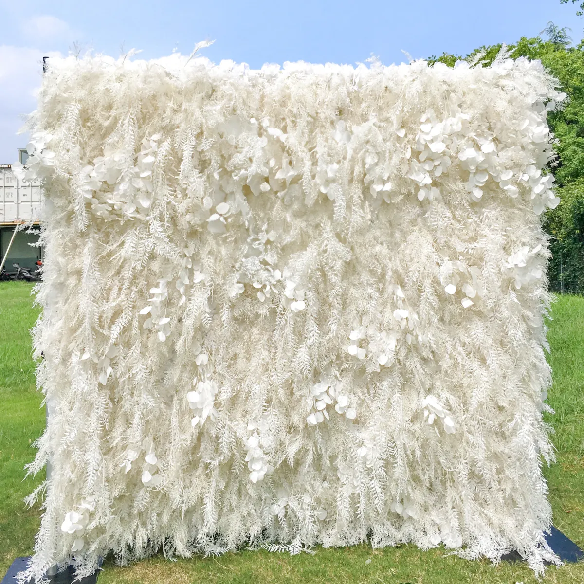 Ivory flower wall